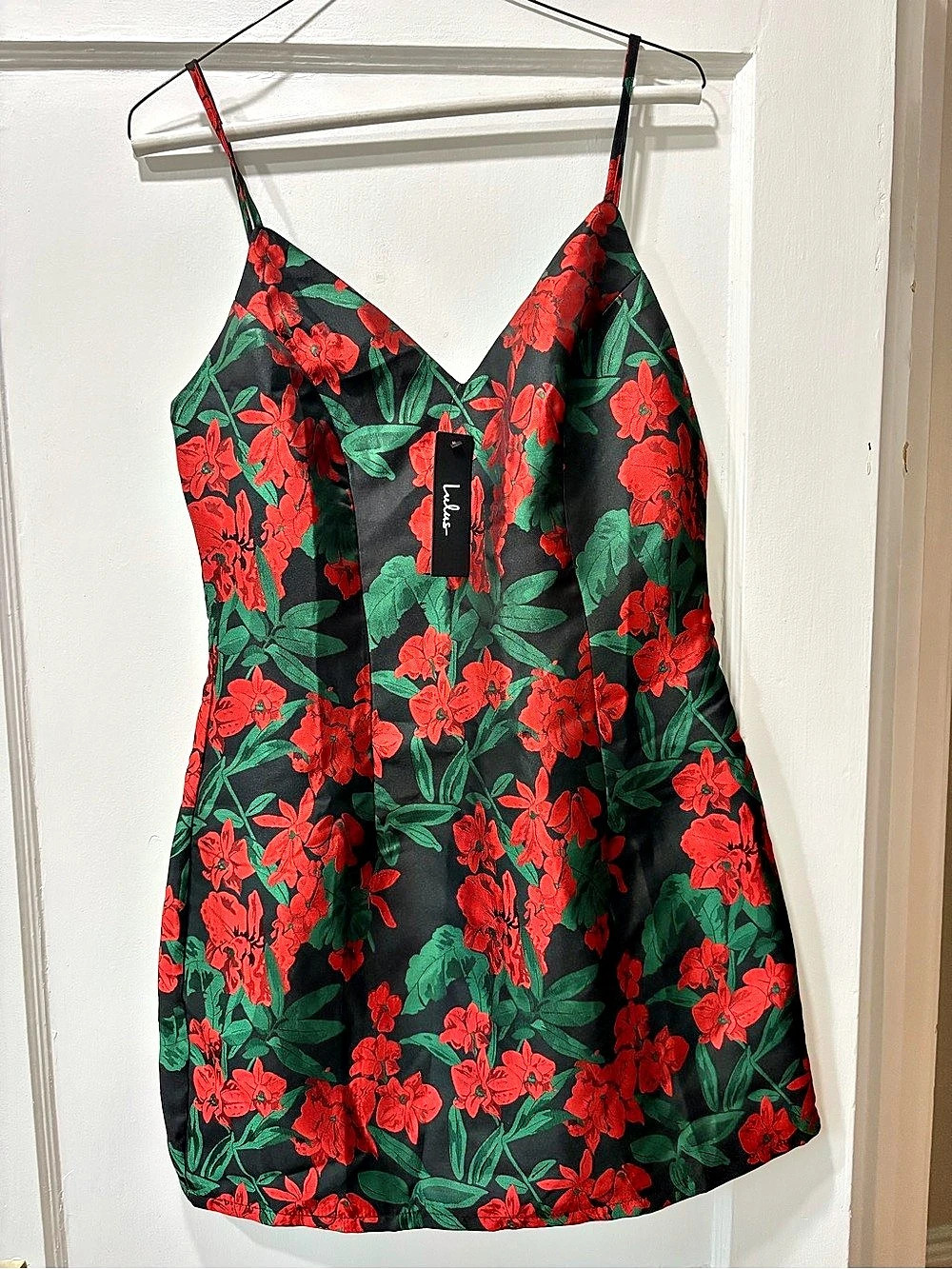 Lulus Absolutely Exquisite Black Floral Jacquard Mini Dress